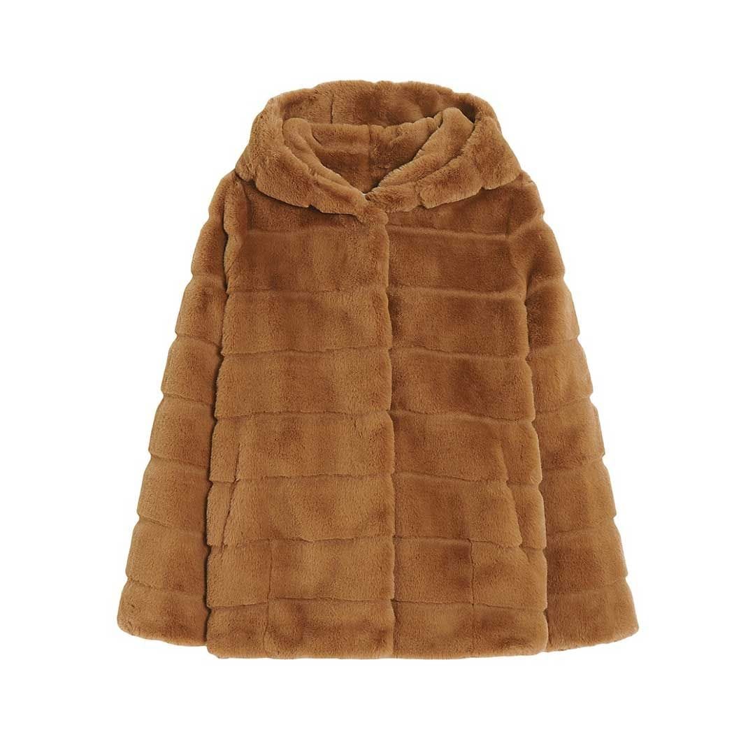 Animal-Print Coat