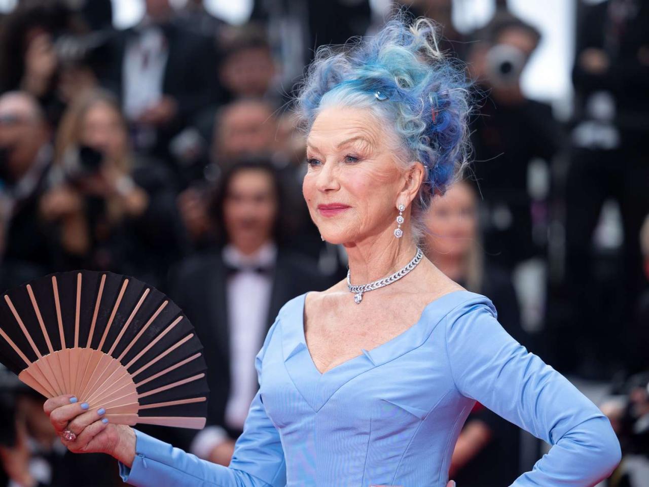 Helen Mirren’s New Blue Hair Is as Iconic as It Gets